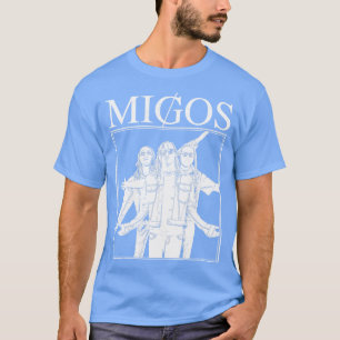 Migos Hip Hop White T-shirt