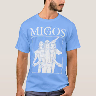 Migos Hip Hop White T-shirt