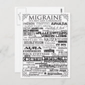 Migraine Awareness Briefkaart (Voorkant / Achterkant)