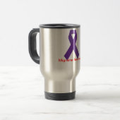 Migraine Awareness Travel Mug Reisbeker (Voorkant links)