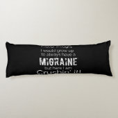 Migraine Body Pillow Lichaamskussen (Achterkant)