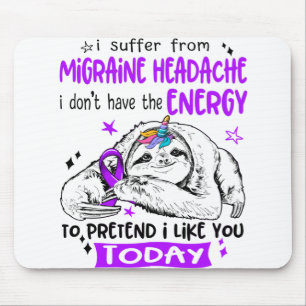 Migraine Hoofdpijn Bewustmaking Maand Koolschenkin Muismat