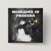 Migraine in proces Button (Voorkant)