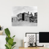 Migrant Mexican Worker: 1937 Poster (Thuiskantoor)