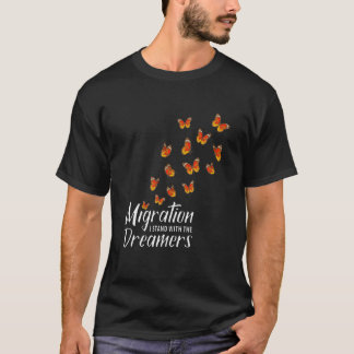 Migratie waar ik sta met droommonbootboter t-shirt