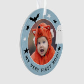 Migre My Very First Boo Photo Halloween Bleu (devant)