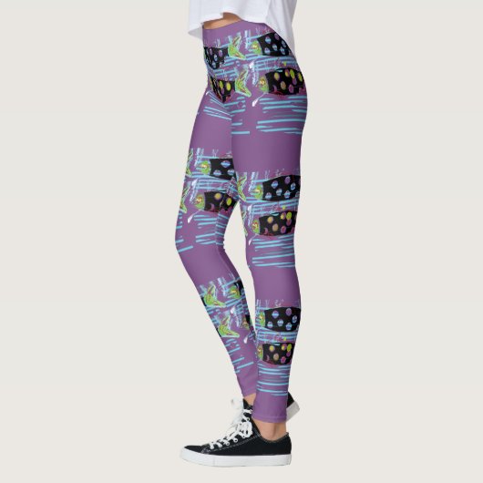 migrerende zalm Thunder_Cove paars Leggings (Links)