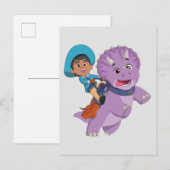 Miguel en de tango | Dino Ranch Briefkaart (Voorkant / Achterkant)