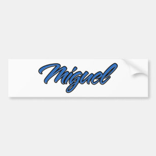 Miguel Nom bleu Aufkleber Autoaufkleber Sticker