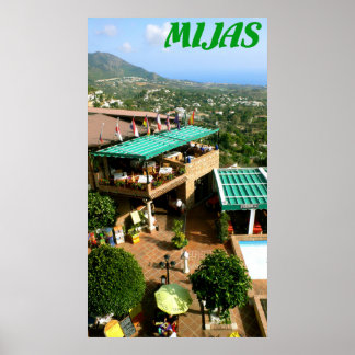 Mijas, Costa del Sol, Spanje Poster