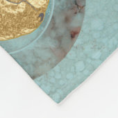 Mijlpaal Dolfijn Baby Fleece Deken (Hoek)