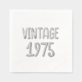 mijlpaal verjaardag Keepsake Folie Servetten (Voorkant)