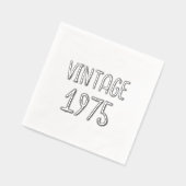 mijlpaal verjaardag Keepsake Folie Servetten (Links)