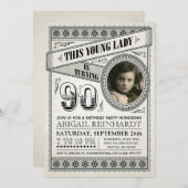  Mijlsteen Dag Uitnodigingen Uw Foto (Voorkant / Achterkant)