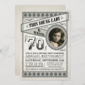  Mijlsteen Dag Uitnodigingen Uw Foto (Voorkant / Achterkant)