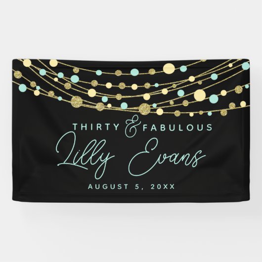 Mijlsteen verjaardagsbanner aanpassen, 50th spandoek (Horizontaal)