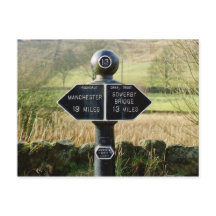 Mijlteller op het Rochdale kanaal