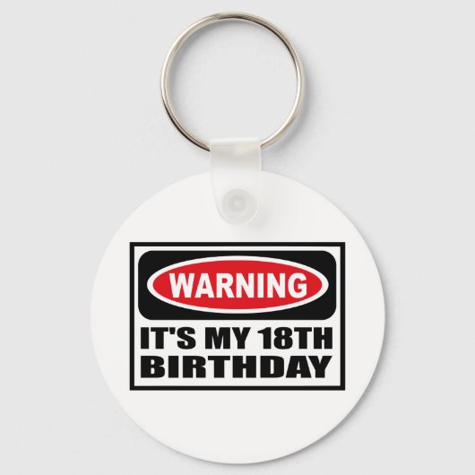MIJN 18E BIRTHDAY-Sleutelhanger Sleutelhanger (Voorkant)