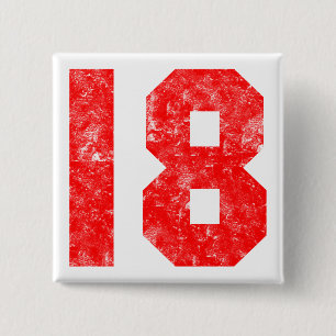 Mijn 18e verjaardag cadeautjes vierkante button 5,1 cm
