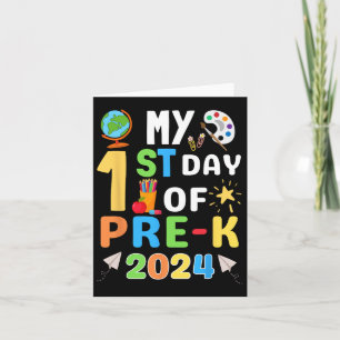 Mijn 1e dag op de peuterspeelzaal 2024 Eerste dag  Kaart