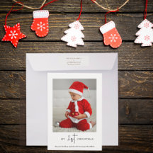 Mijn 1e kerstsingle foto | Modern minimalistisch