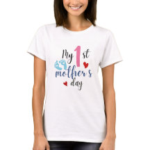 Mijn 1e moederdag-t-shirt-eerste keer mama t-shirt