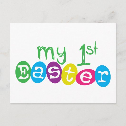 Mijn 1st Pasen Feestdagenkaart (Voorkant)