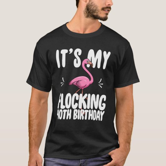Mijn 40e Birthday Shirt Funny Pink Fla (Voorkant)