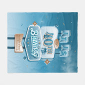 Mijn 40e verjaardag vlooienbanket fleece deken (Voorkant (Horizontaal))