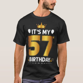 Mijn 57-jarige 57e verjaardag 57 jaar oud t-shirt