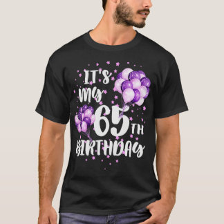 Mijn 65e verjaardag grappige Happy Birthday Star B T-shirt
