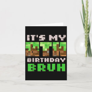 Mijn 8e verjaardag Bruh Xel Gamer 8 Verjaardag Gam Kaart