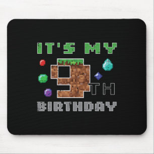 Mijn 9e verjaardag Pixel 9 Gamer Video Gaming Jong Muismat