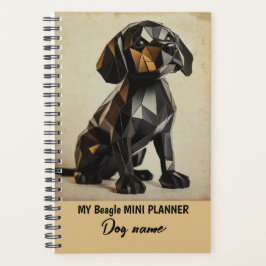 Mijn aangepaste hondennaam Beagle Portret Planner