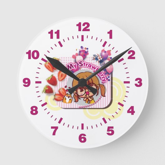 Mijn aardbei van klok (Voorkant)