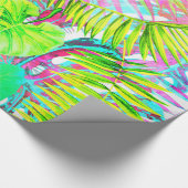 Mijn abstracte kleurrijke aloha-folietuin cadeaupapier (Hoek)