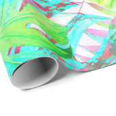 Mijn abstracte kleurrijke aloha-folietuin cadeaupapier (Rol Hoek)