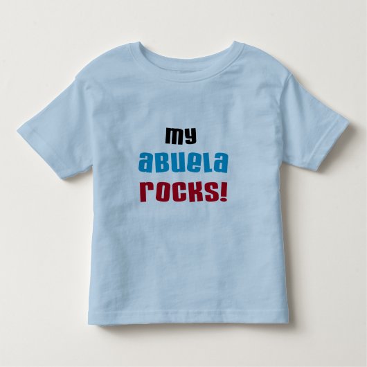 Mijn Abuela Rocks T-shirts en geschenken (Voorkant)