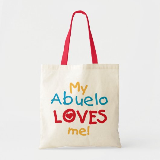 Mijn Abuelo Loves Me T shirten en geschenken Tote Bag (Voorkant)