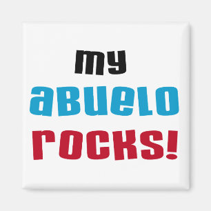 Mijn Abuelo Rocks T-shirts en cadeautjes Magneet