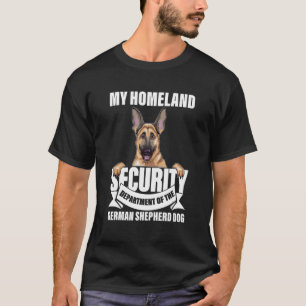 Mijn afdeling Binnenlandse Veiligheid van de Duits T-shirt