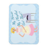 Mijn afspeellijst Kitschy Houseechtgenote Sarcasm Magneet (Verticaal)