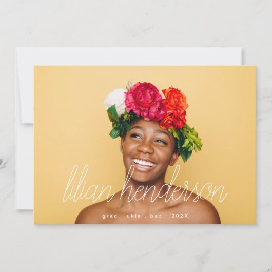 Mijn Afstudeerder van het Manuscript van de Naam A Aankondiging (Voorkant)