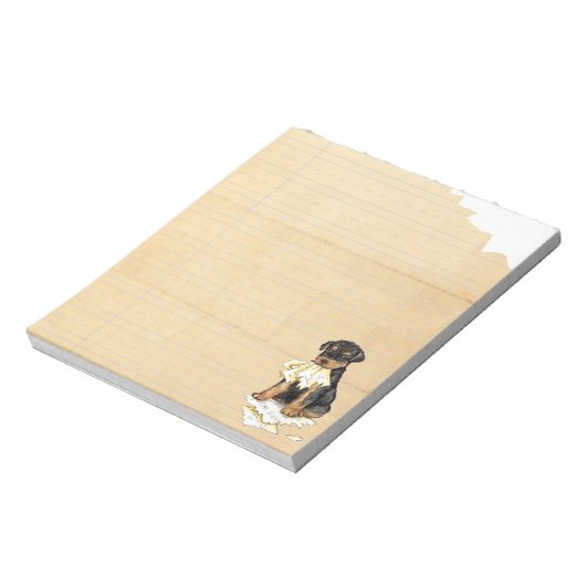 Mijn Airedale Ate Mijn thuiswerk Notitieblok (Gedraaid)