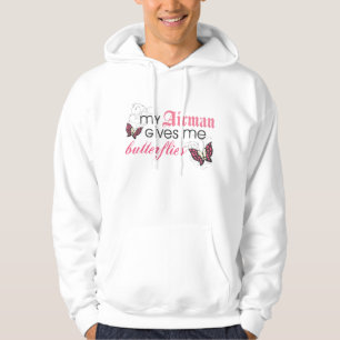 Mijn Airman geeft me Butterflies Hoodie