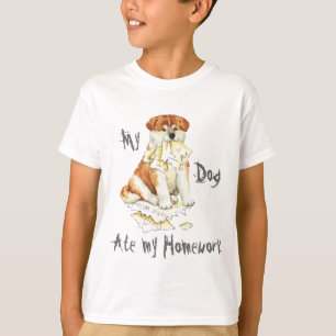 Mijn Akita Ate Mijn thuiswerk T-shirt