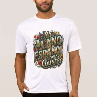 Mijn Alano Español Houdt Van Country T-Shirt