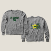 Mijn All-Star Team Kind Football Sweatshirt (Voorkant /achterkant)