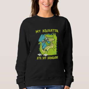 Mijn Alligator Heeft Mijn Huiswerk Gegeten Reptiel Trui