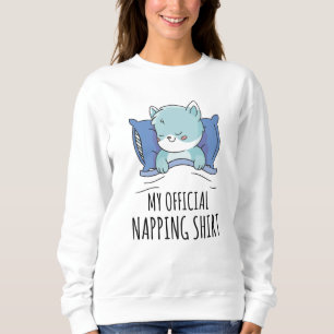 Mijn ambtenaar die shirt negeert met slaapkat